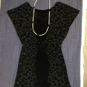 White House Black Market WHBM Velvet Dress